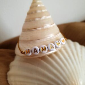 Bracelet coulissant <br>LIBERTY « MAMAN♥︎ »