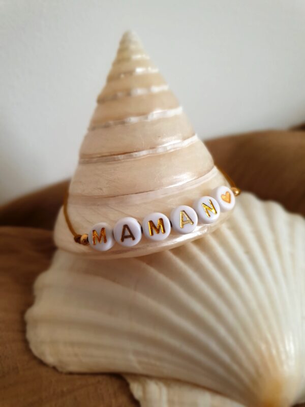 Bracelet coulissant <br>LIBERTY "MAMAN♥︎"
