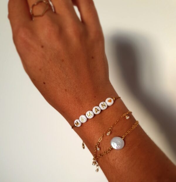 Bracelet coulissant <br>LIBERTY "MAMAN♥︎" – Image 2