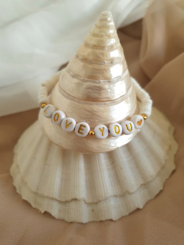 Bracelet élastique <br>BOHÖ "LOVE YOU♥︎" – Image 3