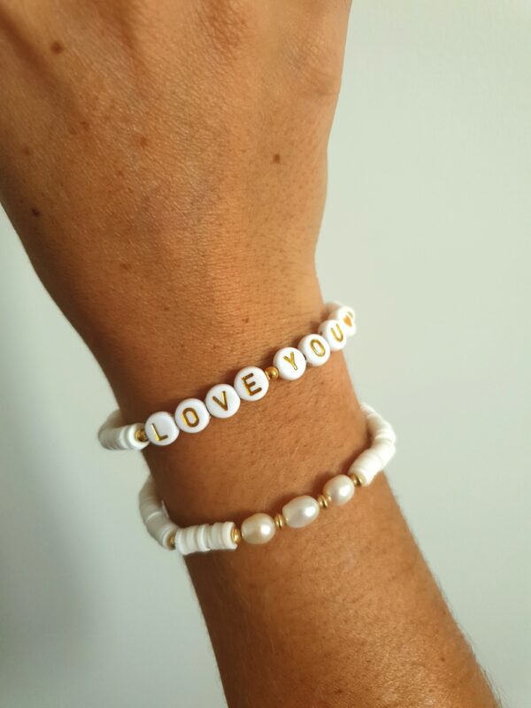 Bracelet élastique <br>BOHÖ "LOVE YOU♥︎"