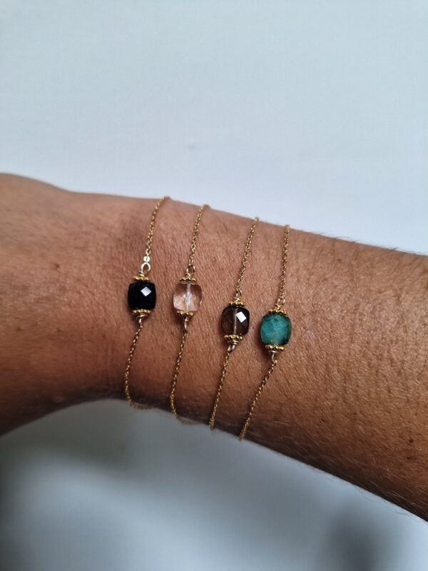 Bracelet chaîne ISLONA QUARTZ FUMÉ – Image 4