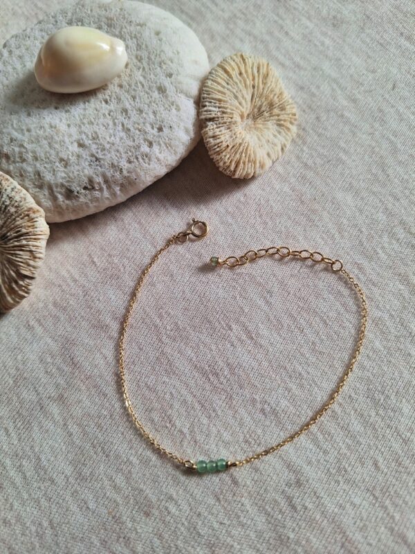 Bracelet chaîne <br>STONÏ AVENTURINE – Image 2