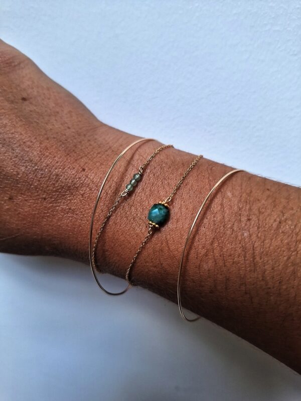Bracelet chaîne <br>STONÏ AVENTURINE – Image 3