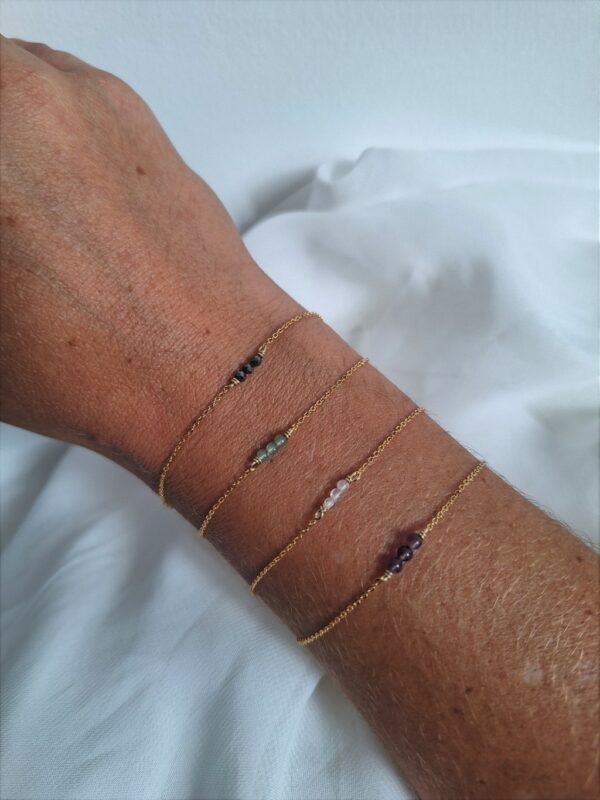 Bracelet chaîne <br>STONÏ AVENTURINE – Image 4