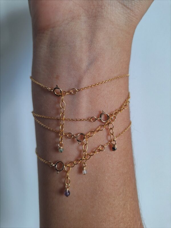 Bracelet chaîne <br>STONÏ AVENTURINE – Image 5