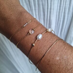 Bracelet chaîne <br>STONÏ PIERRE DE LUNE