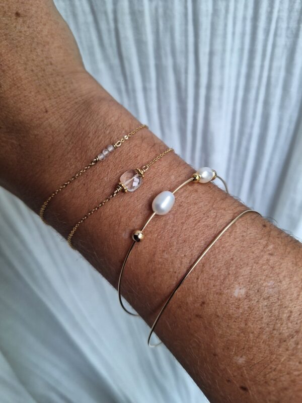 Bracelet chaîne <br>STONÏ PIERRE DE LUNE