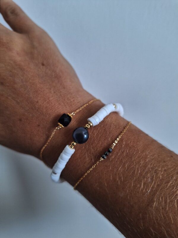Bracelet chaîne <br>STONÏ PYRITE – Image 2