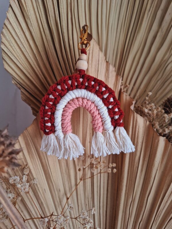 Porte-clé RAINBOW TERRACOTTA & SAUMON