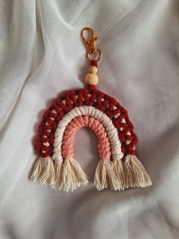 Porte-clé RAINBOW TERRACOTTA & SAUMON – Image 2