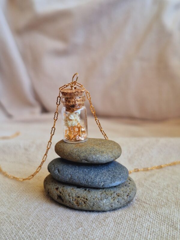 Collier chaîne <br>TRÉSOR FLEUR