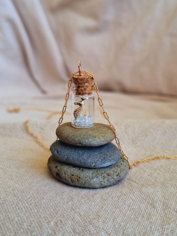 Collier chaîne <br>TRÉSOR HIPPOCAMPE