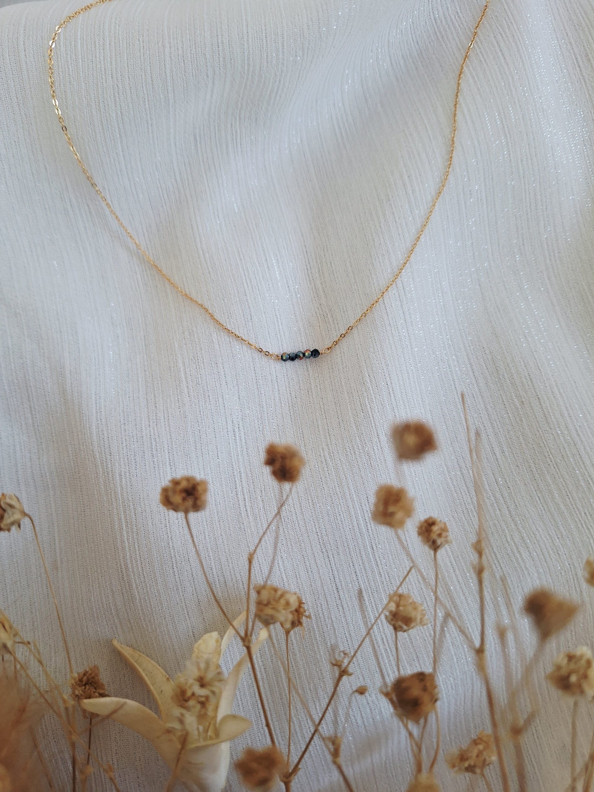 Collier chaîne ÉBÈNE
